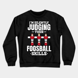 Foosball Old Man Foosball Player Crewneck Sweatshirt